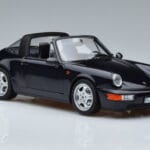 Porsche 911 964 Carrera 4 Targa Modrý Norev 1:18 187340 Kov - image 6 of 8