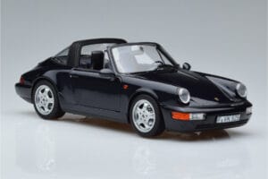 Porsche 911 964 Carrera 4 Targa Modrý Norev 1:18 187340 Kov – obrázok 6 z 8
