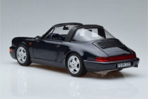 Porsche 911 964 Carrera 4 Targa Modrý Norev 1:18 187340 Kov – obrázok 7 z 8