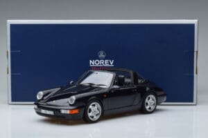 Porsche 911 964 Carrera 4 Targa Modrý Norev 1:18 187340 Kov – obrázok 8 z 8