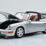 Porsche 911 964 Carrera 4 Targa Polar Strieborný Norev 1:18 - image 2 of 9