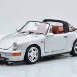 Porsche 911 964 Carrera 4 Targa Polar Strieborný Norev 1:18