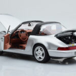 Porsche 911 964 Carrera 4 Targa Polar Strieborný Norev 1:18 - image 3 of 9