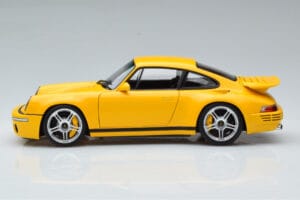 Porsche 911 964 RUF CTR Anniversary Blossom Žltý Almost Real 1:18 880301 Kov – obrázok 5 z 8