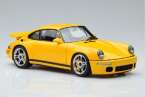 Porsche 911 964 RUF CTR Anniversary Blossom Žltý Almost Real 1:18 880301 Kov – obrázok 6 z 8