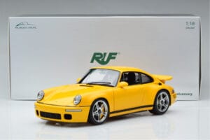 Porsche 911 964 RUF CTR Anniversary Blossom Žltý Almost Real 1:18 880301 Kov – obrázok 8 z 8