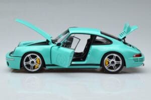 Porsche 911 964 RUF SCR Pearl Mint Zelený Almost Real 1:18 880206 Kov – obrázok 4 z 10