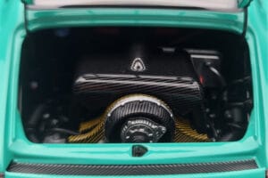 Porsche 911 964 RUF SCR Pearl Mint Zelený Almost Real 1:18 880206 Kov – obrázok 9 z 10