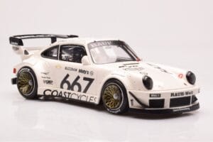 Porsche 911 964 RWB Coast Cycle GT Spirit 1:18 GT410 Živica – obrázok 4 z 6