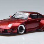 Porsche 911 964 RWB Duck Tail Candy Apple GT Spirit 1:18 GT759 Živica