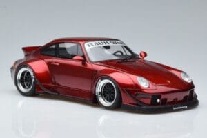 Porsche 911 964 RWB Duck Tail Candy Apple GT Spirit 1:18 GT759 Živica – obrázok 4 z 6