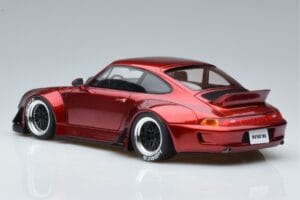 Porsche 911 964 RWB Duck Tail Candy Apple GT Spirit 1:18 GT759 Živica – obrázok 5 z 6