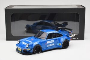 Porsche 911 964 RWB Osho Arrow Modrý GT Spirit 1:18 GT448 Živica – obrázok 6 z 6