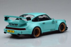 Porsche 911 964 RWB Tiffany Modrý GT Spirit 1:18 GT875 Živica – obrázok 2 z 6