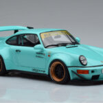 Porsche 911 964 RWB Tiffany Modrý GT Spirit 1:18 - image 4 of 6