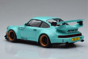 Porsche 911 964 RWB Tiffany Modrý GT Spirit 1:18 GT875 Živica – obrázok 5 z 6
