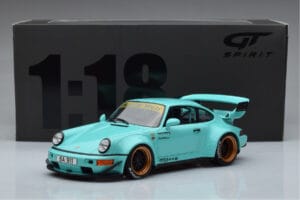 Porsche 911 964 RWB Tiffany Modrý GT Spirit 1:18 GT875 Živica – obrázok 6 z 6