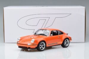 Porsche 911 964 Singer Oranžový Špeciálna Edícia GT Spirit 1:18 ZM049 Živica – obrázok 6 z 6