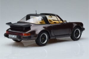 Porsche 911 964 Turbo Targa Hnedý Norev 1:18 187665 Kov – obrázok 3 z 8