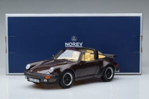 Porsche 911 964 Turbo Targa Hnedý Norev 1:18 187665 Kov – obrázok 8 z 8