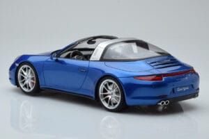 Porsche 911 991 4S Targa Modrý GT Spirit 1:18 GT037 Živica – obrázok 4 z 5