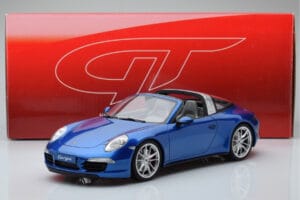 Porsche 911 991 4S Targa Modrý GT Spirit 1:18 GT037 Živica – obrázok 5 z 5