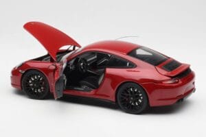 Porsche 911 991 Carrera GTS Carmine Červený Schuco 1:18 450039000 Kov – obrázok 5 z 8