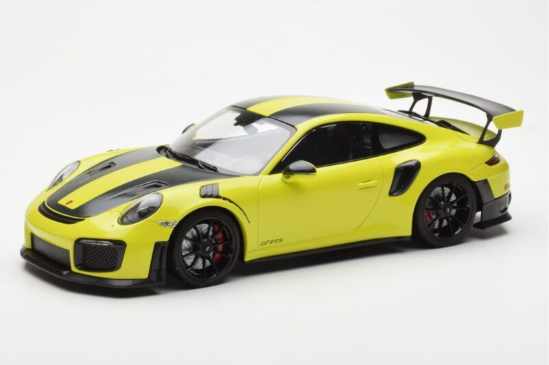 Porsche 911 991.2 GT2 RS Svetlozelený S Čiernymi Magnéziovými Kolesami Minichamps 1:18 155068300 Kov
