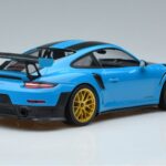 Porsche 911 991.2 GT3 RS Weissach Package Miami Modrý Zlaté Kolesá Minichamps 1:18 153068310 Kov - image 2 of 6