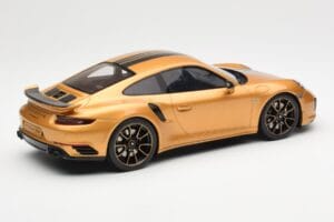 Porsche 911 991.2 Turbo S Exclusive Zlatý GT Spirit 1:18 GT444 Živica – obrázok 2 z 6
