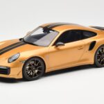 Porsche 911 991.2 Turbo S Exclusive Zlatý GT Spirit 1:18 GT444