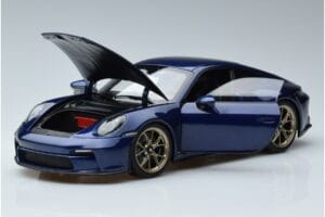 Porsche 911 992 GT3 Touring Package Modrý Metalíza Norev 1:18 187302 Kov – obrázok 2 z 7