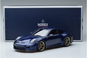 Porsche 911 992 GT3 Touring Package Modrý Metalíza Norev 1:18 187302 Kov – obrázok 7 z 7
