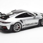 Porsche 911 992 GT3 Weissach Pack GT Strieborný Metalíza Norev 1:18 - image 3 of 8