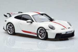 Porsche 911 992 GT3 Biely Norev 1:18 187306 Kov – obrázok 5 z 7