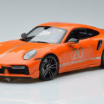 Porsche 911 992 Turbo S China 20th Anniversary Oranžový Minichamps 1:18
