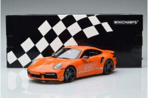 Porsche 911 992 Turbo S China 20th Anniversary Oranžový Minichamps 1:18 155069171 Kov – obrázok 6 z 6
