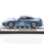 Porsche 911 992 Turbo S Oslo Modrý Minichamps 1:43