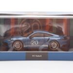 Porsche 911 992 Turbo S Oslo Modrý Minichamps 1:43 - image 4 of 4
