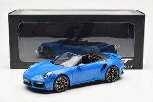 Porsche 911 992 Turbo S Shark Modrý GT Spirit 1:18 GT441 Živica – obrázok 6 z 6
