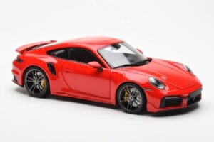 Porsche 911 992 Turbo S Sport Design Červený Minichamps 1:18 113069078 Kov – obrázok 6 z 8