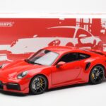 Porsche 911 992 Turbo S Sport Design Červený Minichamps 1:18 - image 8 of 8