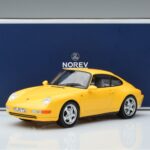 Porsche 911 993 Carrera Žltý Norev 1:18 187596 Kov - image 6 of 6