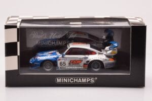 Porsche 911 993 GT2 #65 Roock Racing 24 Hours of Le Mans 1998 Minichamps 1:43 430986765 Kov – obrázok 4 z 4