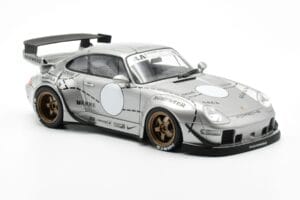 Porsche 911 993 RWB Strieborný Phantom Asia Edition GT Spirit 1:18 CLDC017 Živica – obrázok 4 z 6