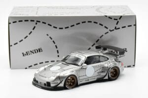 Porsche 911 993 RWB Strieborný Phantom Asia Edition GT Spirit 1:18 CLDC017 Živica – obrázok 6 z 6
