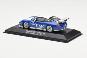 Porsche 911 996 GT3 Cup EMC2 #4 Hardt Porsche Carrera Cup 2004 Minichamps 1:43 400046204 Kov – obrázok 3 z 4