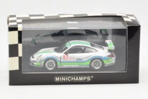 Porsche 911 996 GT3 Cup #57 M. Snow IMSA GT3 Challenge 2008 Minichamps 1:43 400086757 Kov – obrázok 4 z 4