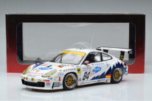 Porsche 911 996 GT3 R J. Ickx 24 Hours of Le Mans 2003 AUTOart 1:18 80379 Kov – obrázok 7 z 7