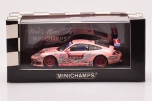 Porsche 911 996 GT3 RS Pink Sally #45 Petty / Jeanette Phoenix 250 2004 Minichamps 1:43 400046945 Kov – obrázok 4 z 4